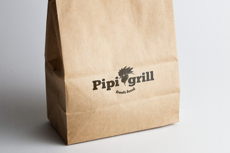 Pipi grill - Tvorba a návrh loga