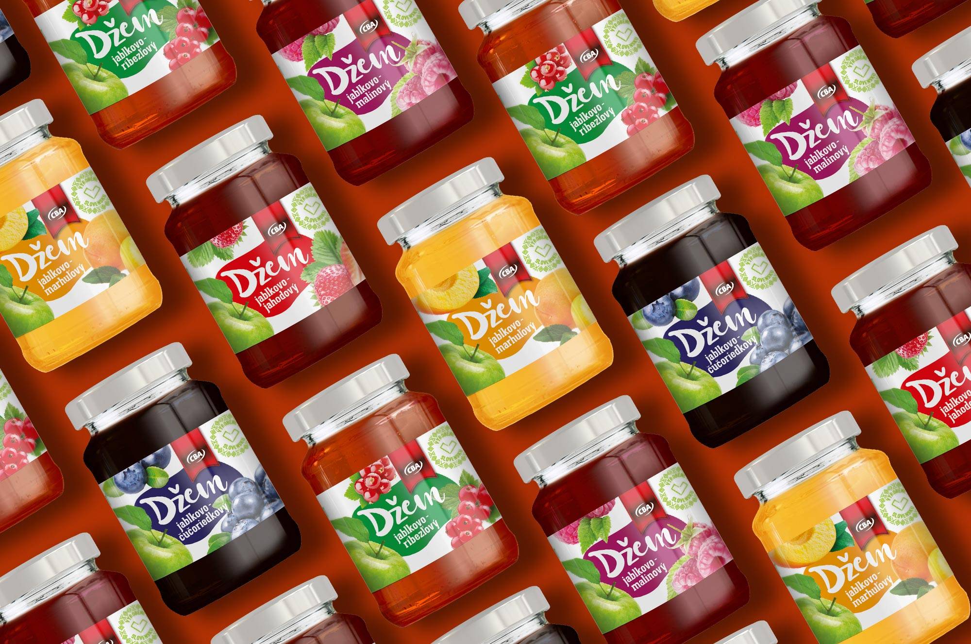 Obaly pre džemy - Obalový dizajn