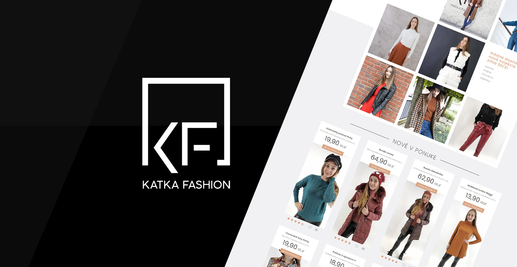 Katka Fashion - Tvorba web stránok