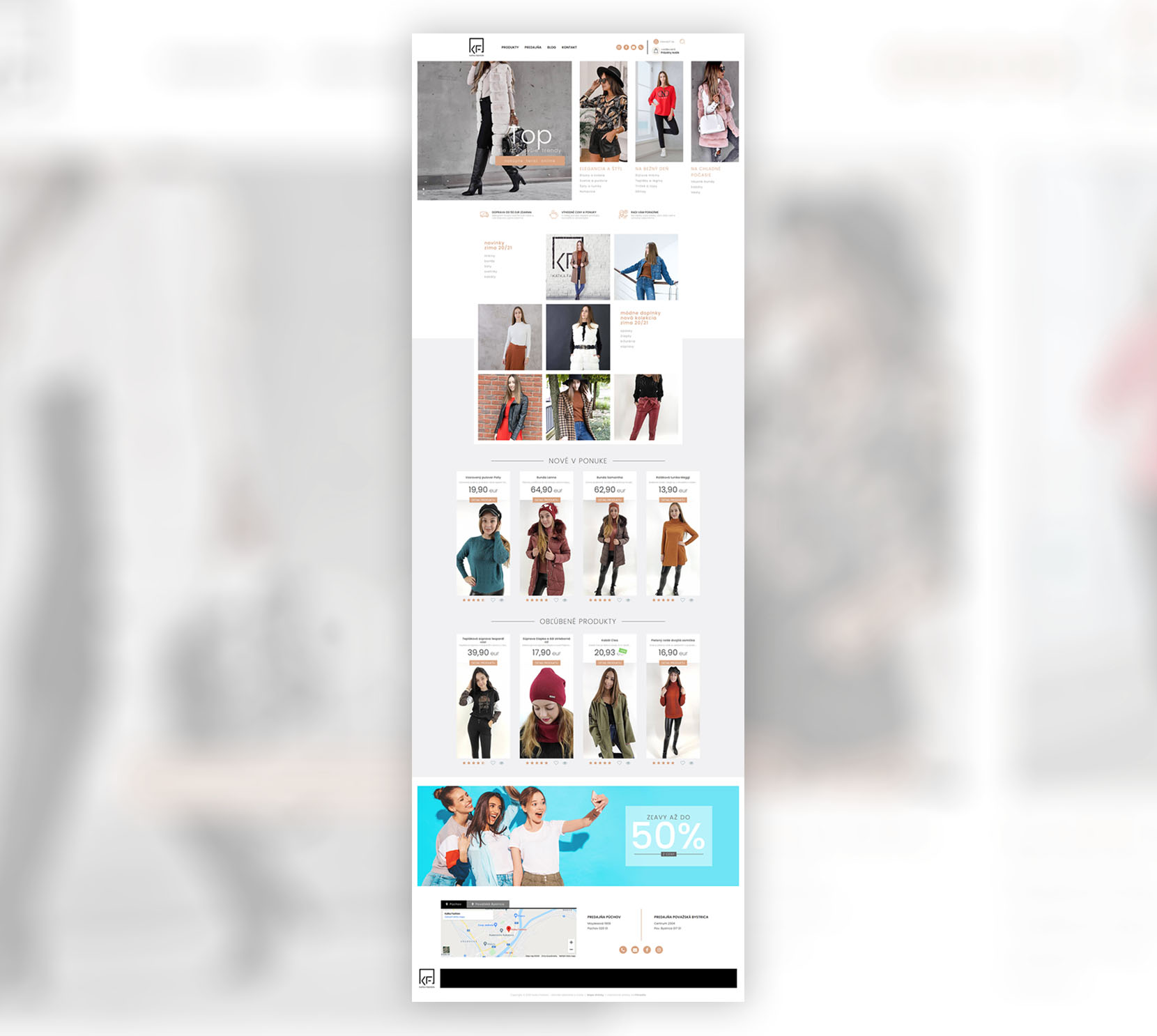 Katka Fashion - Tvorba web stránok