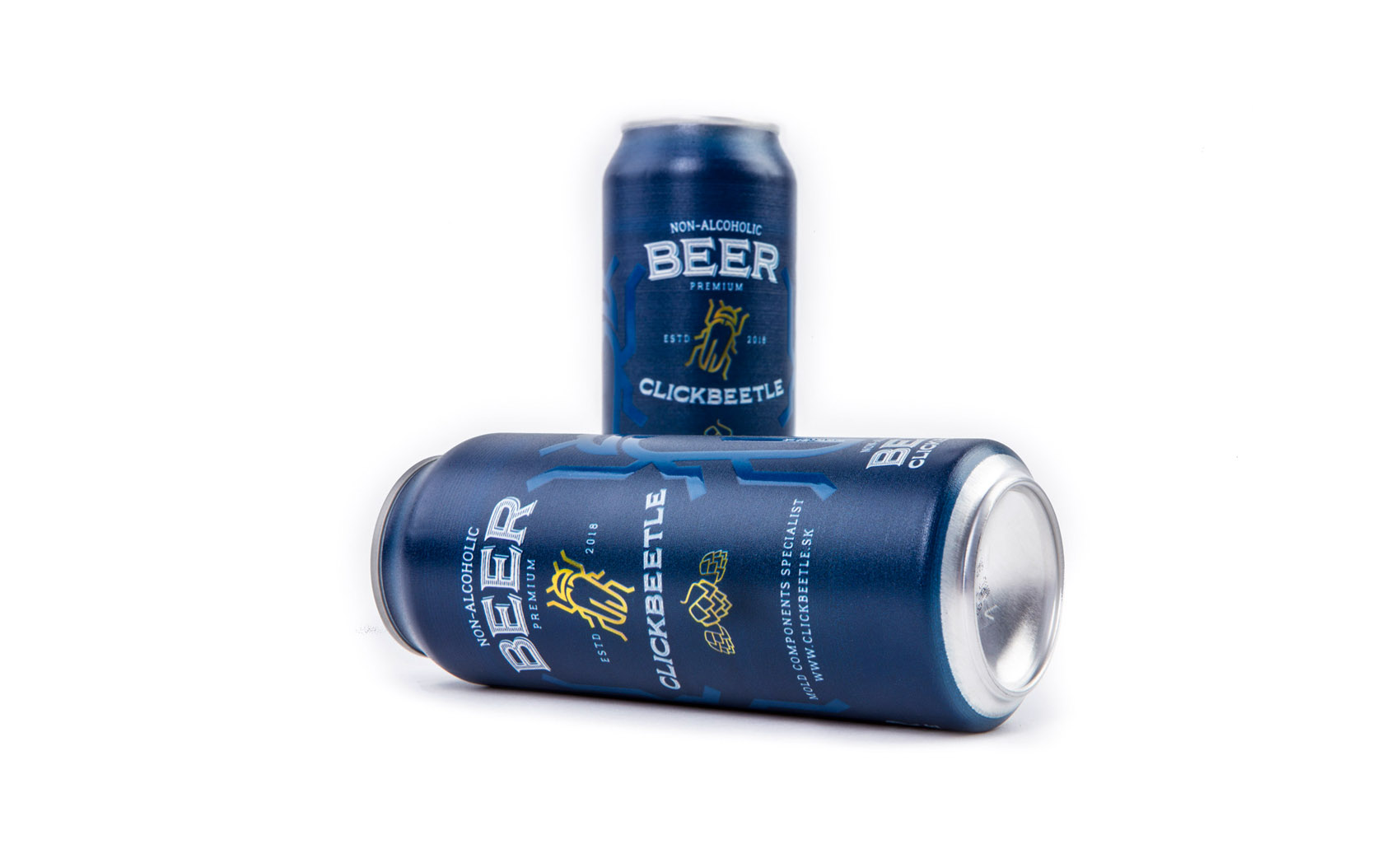 Plechovka s potlačou a nealkoholickým pivom - Reklamné predmety