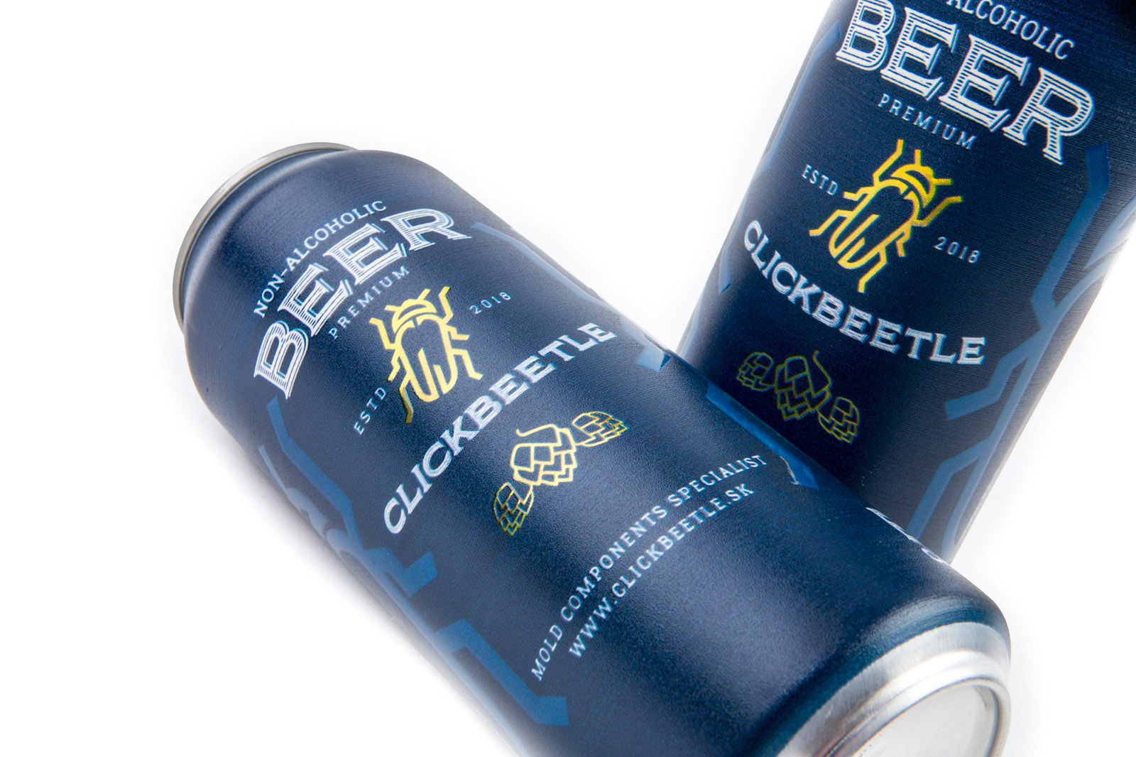 Plechovka s potlačou a nealkoholickým pivom - Reklamné predmety