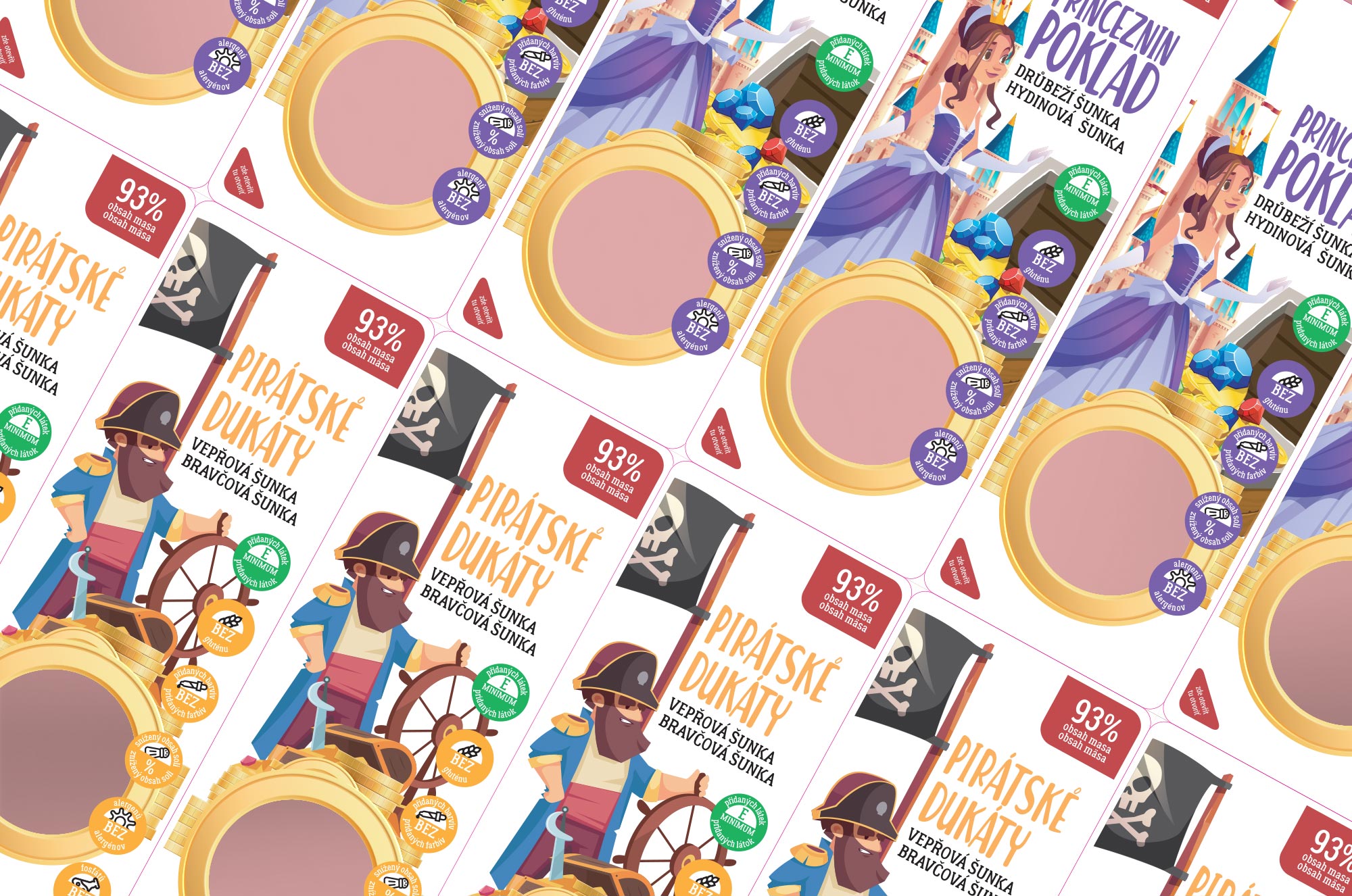 Detské šunky - Grafický dizajn