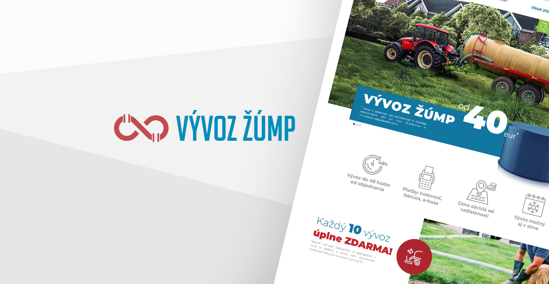 Vývoz žúmp - Tvorba web stránok