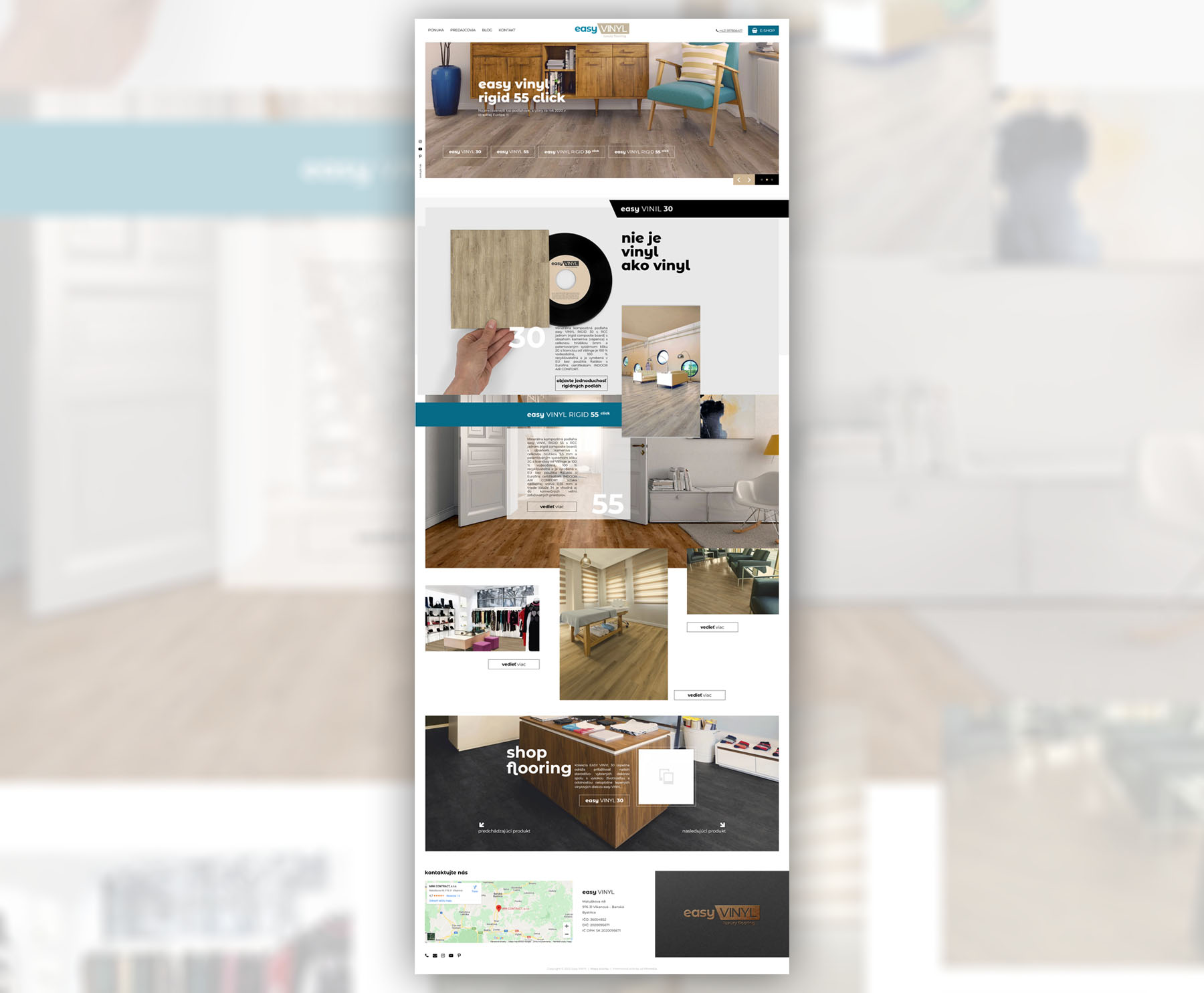 Easy VINYL - Tvorba web stránok