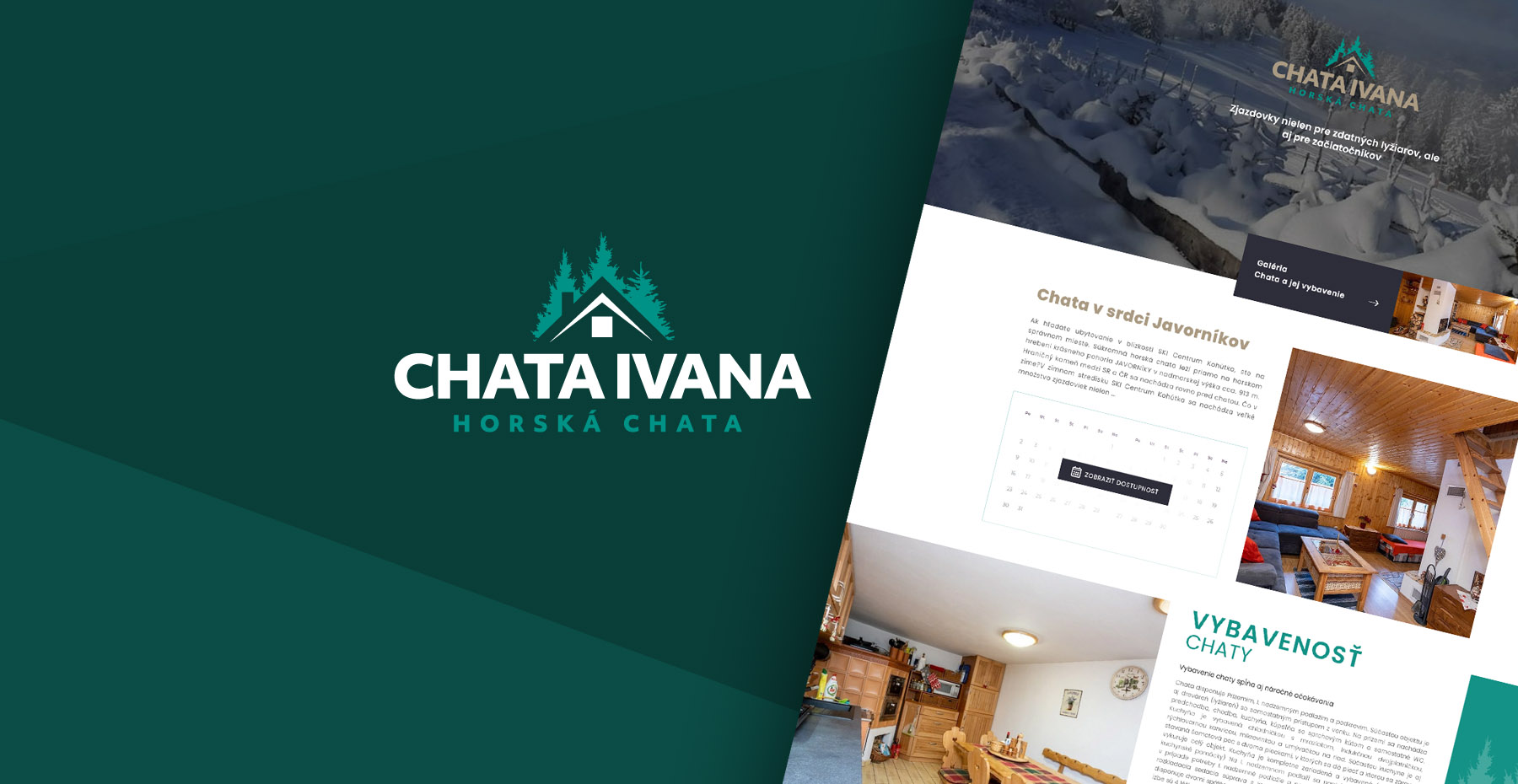 Rezervácia Chata Ivana - Tvorba web stránok