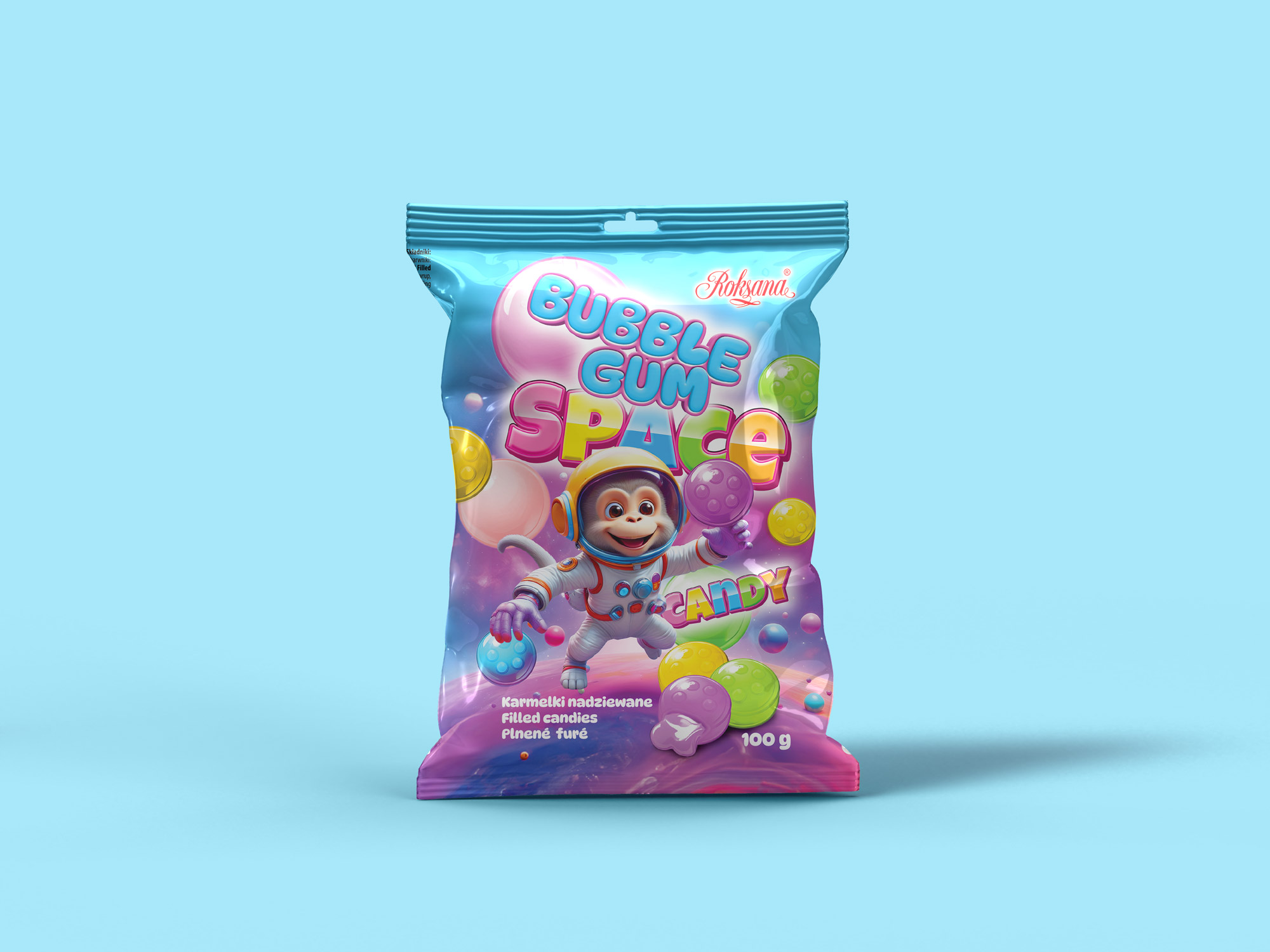 Bubble Gum Space - Obalový dizajn