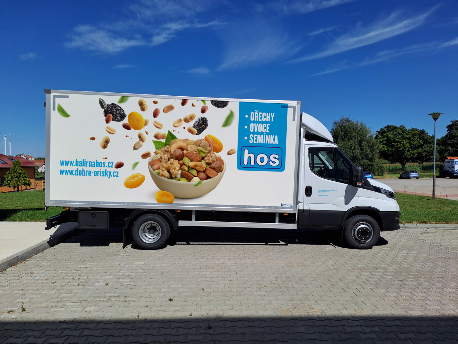 Advertising stickers for cars of the company hos - Grafický dizajn