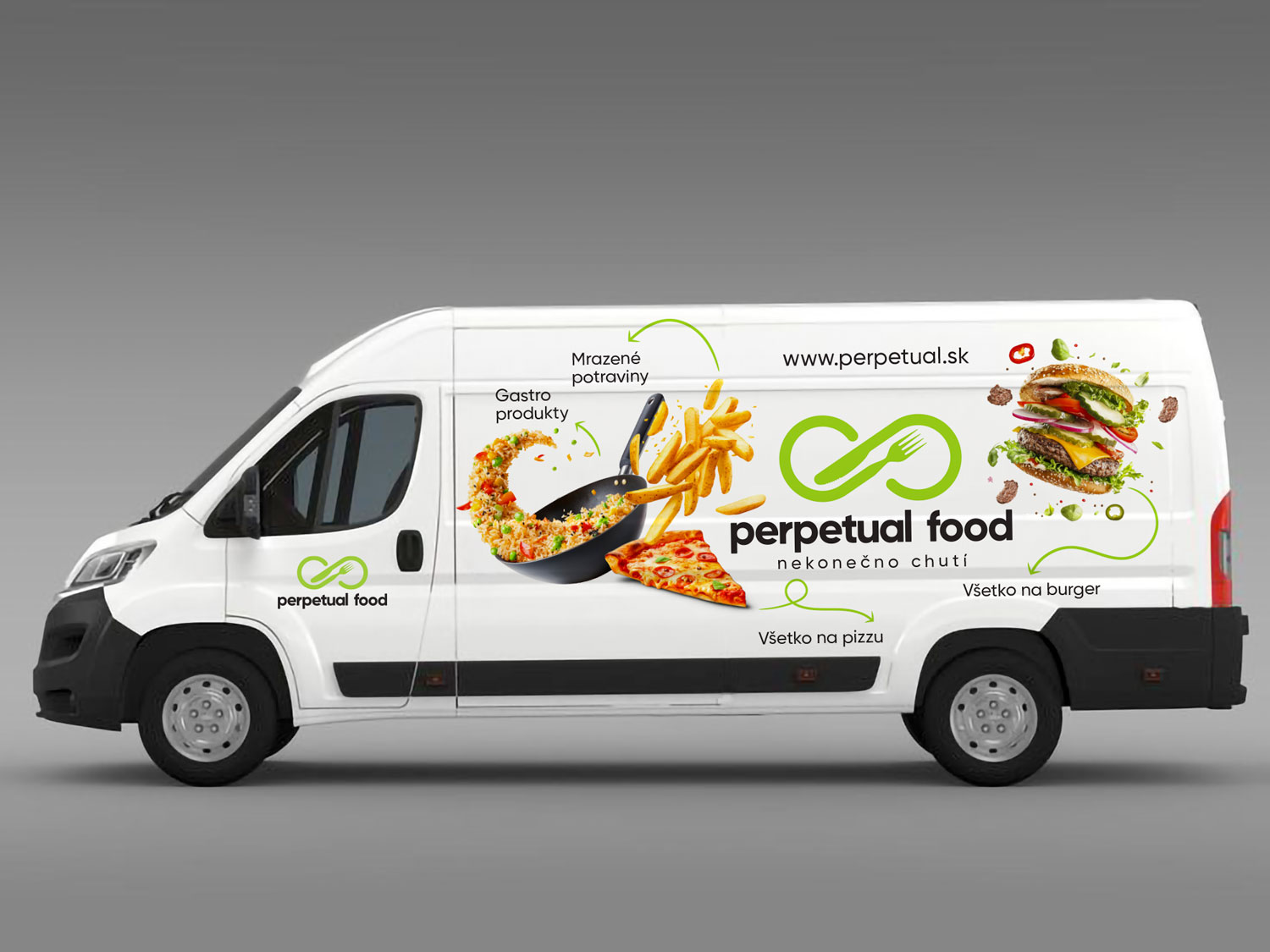 Perpetual Food logo creation and branding - Grafický dizajn