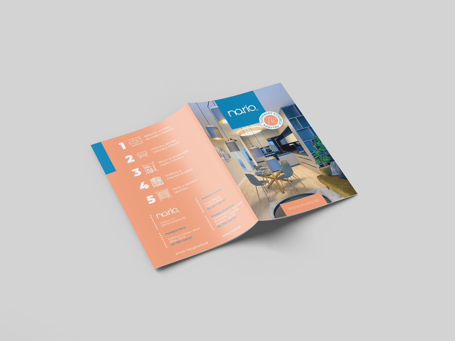 nario's universal offer catalog - Grafický dizajn