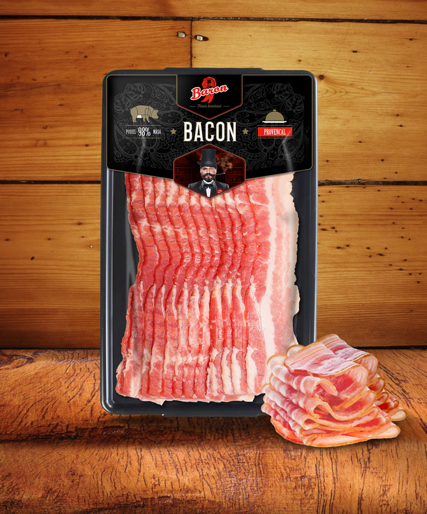 Baron - slanina - Obalový dizajn