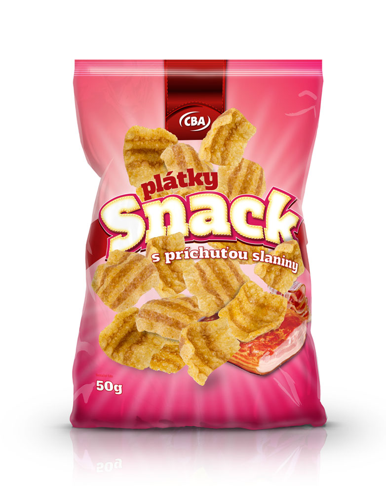 Snack plátky - Obalový dizajn