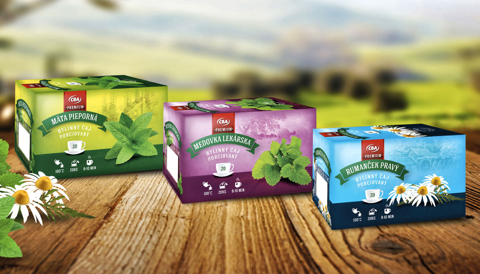 Čaj - Obalový dizajn
