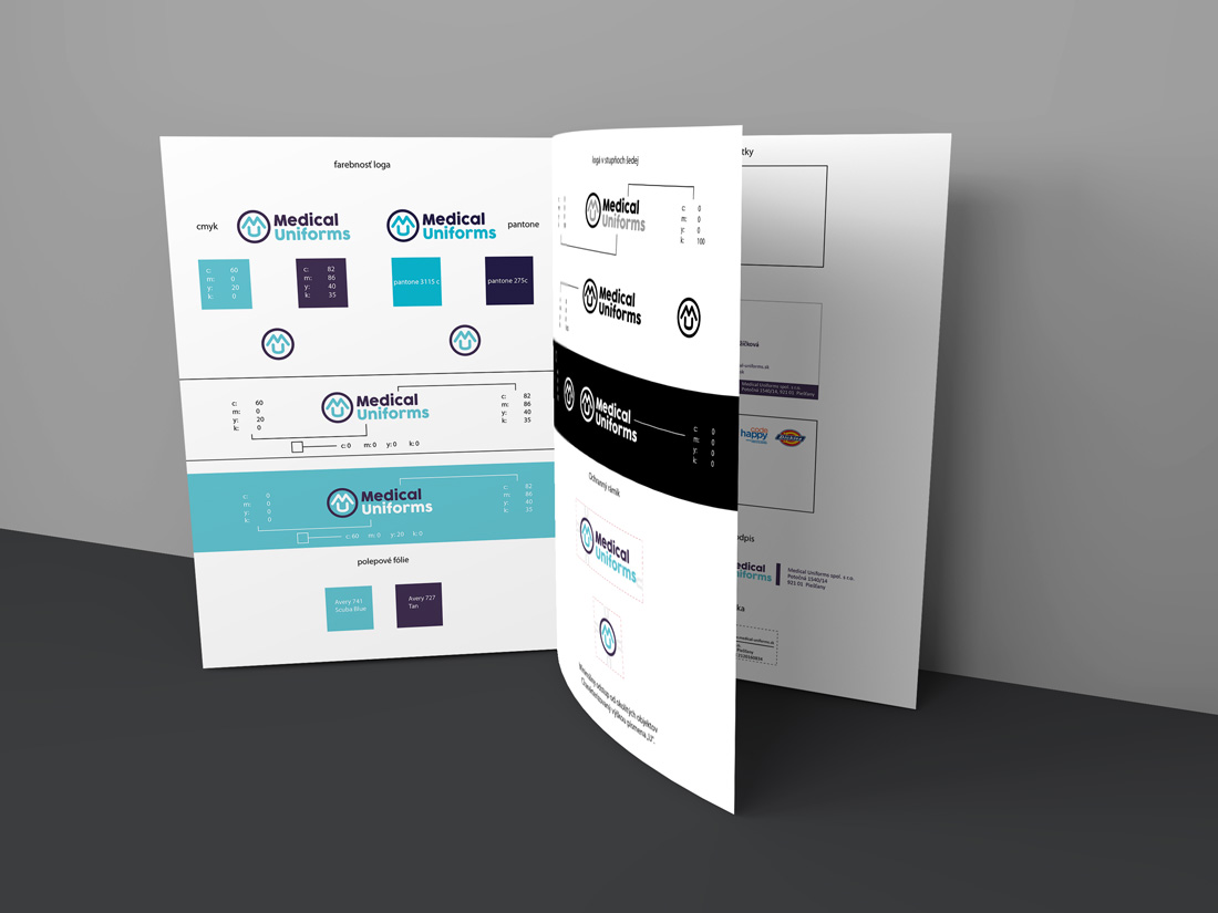 Medical Uniforms logo - Tvorba a návrh loga