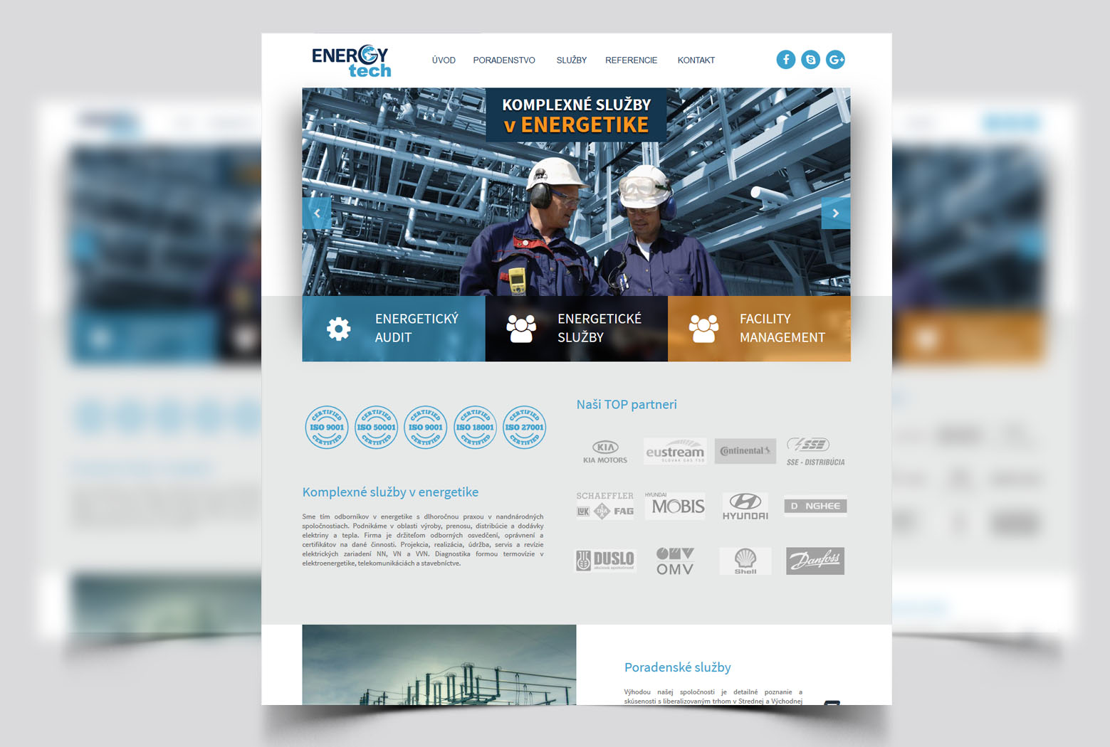 Energytech - Tvorba web stránok