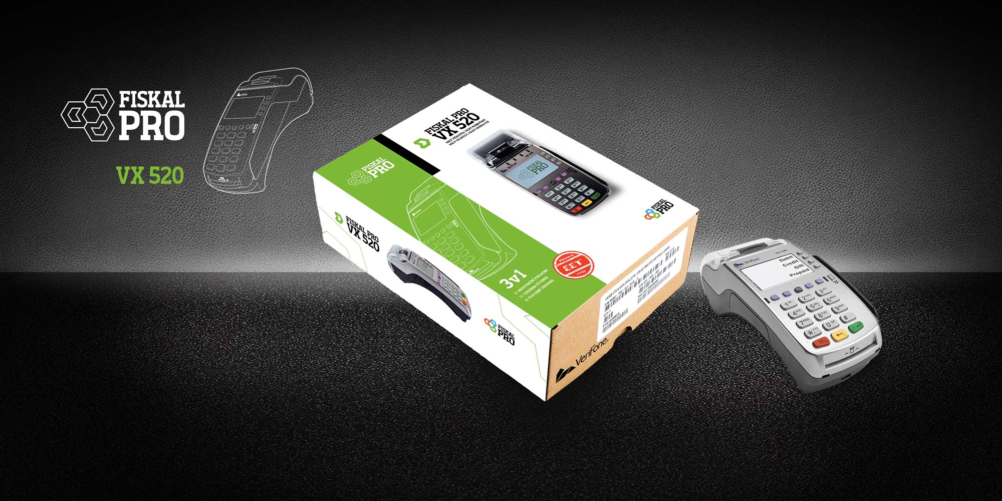 Pokladňa Fiskal PRO - Obalový dizajn