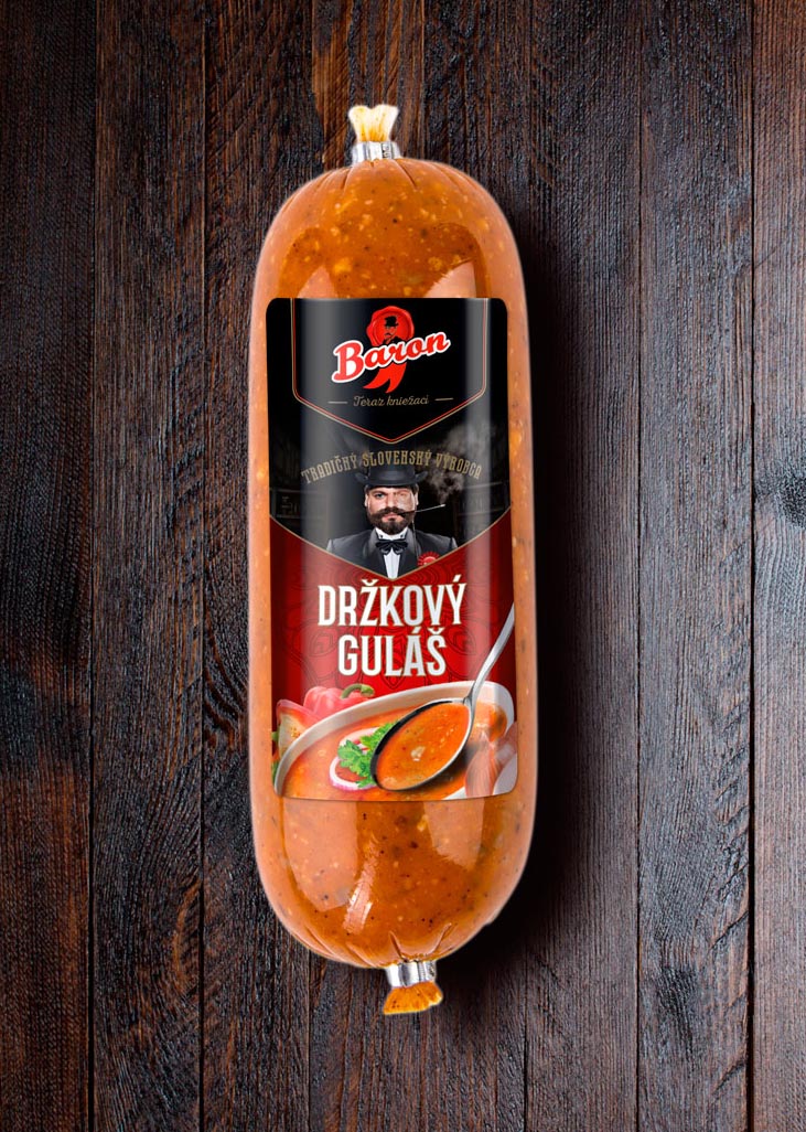 Držkový guláš - Obalový dizajn