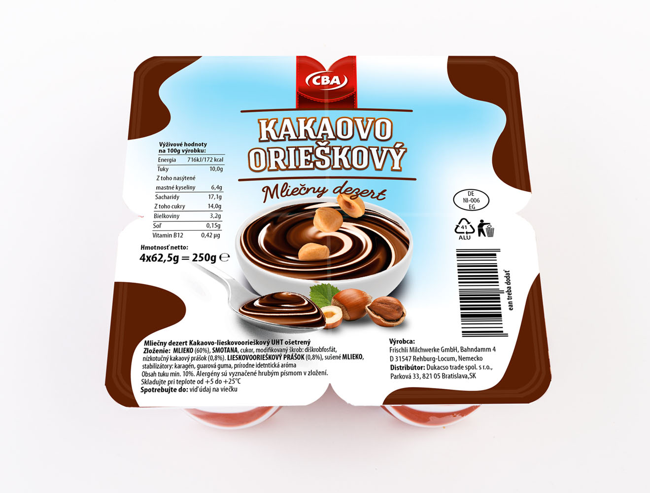 Dezert - Obalový dizajn