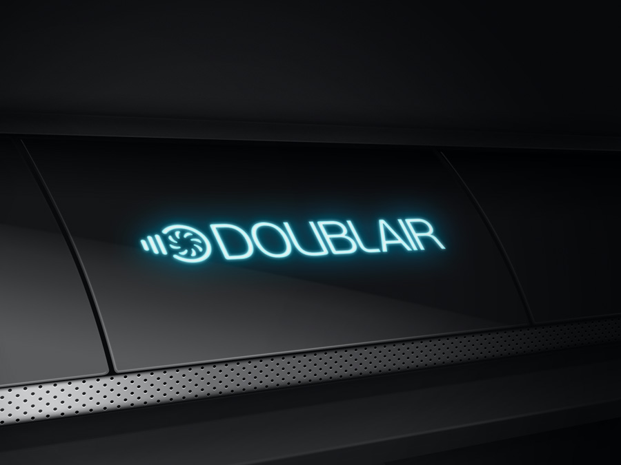 Doublair - Tvorba a návrh loga