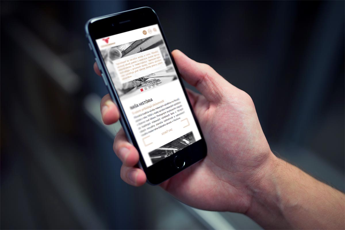 Mäsokombinát Púchov - Tvorba web stránok