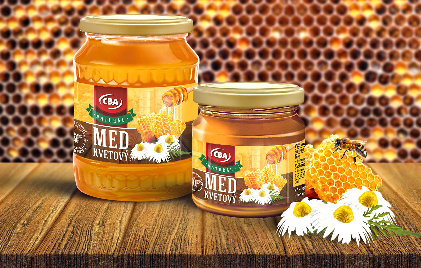 Obal pre med - Obalový dizajn