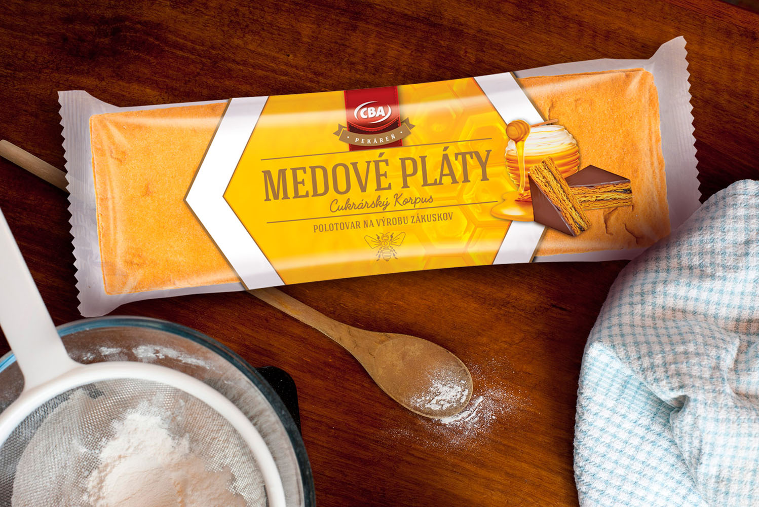 Medové pláty - Obalový dizajn