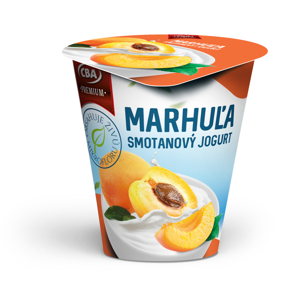 Ovocné jogurty - Obalový dizajn