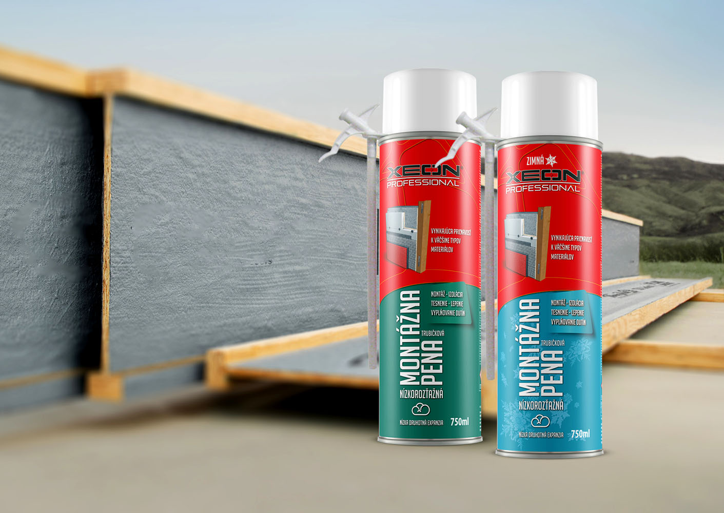 Montážna pena - Obalový dizajn