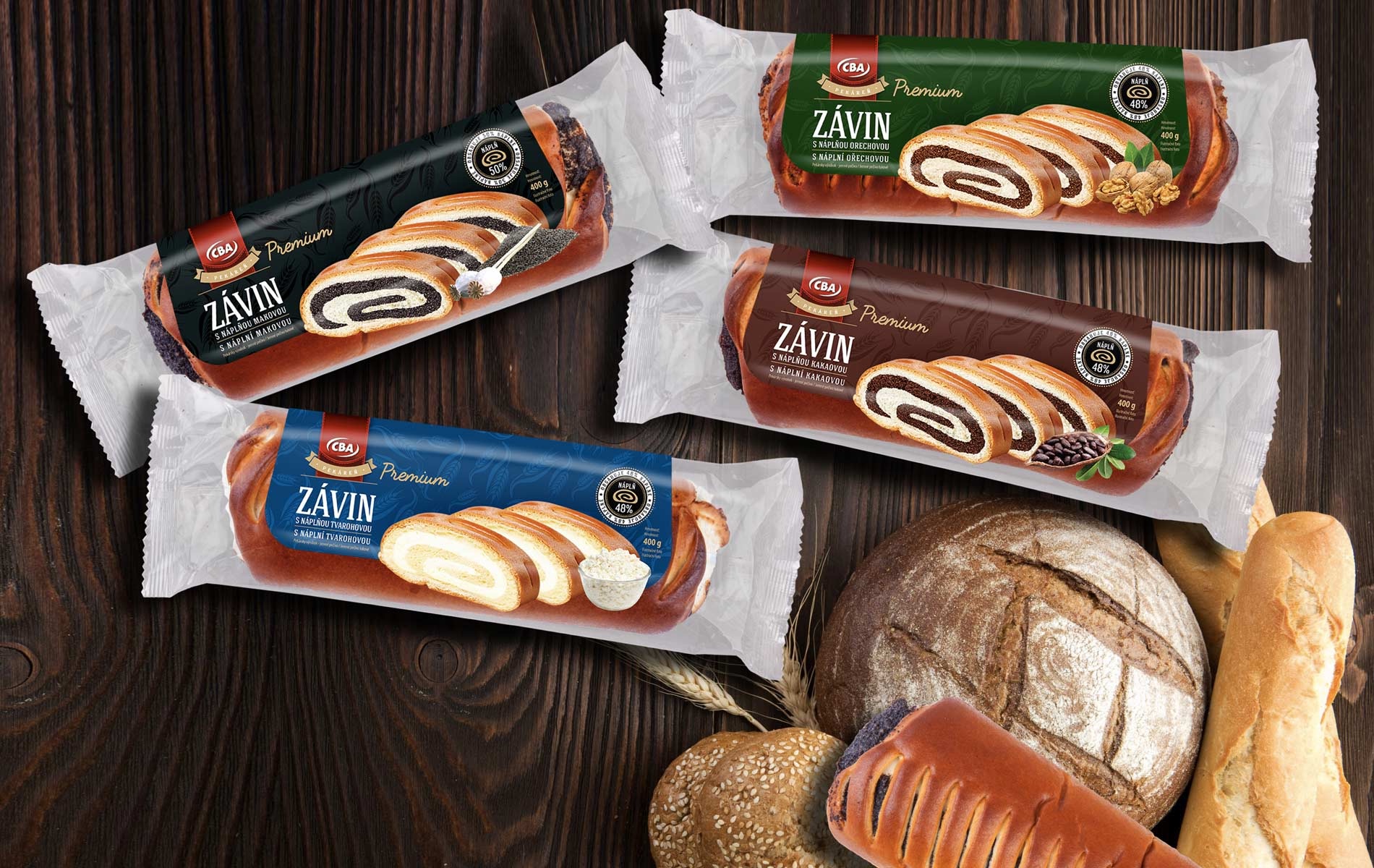 Závin - Obalový dizajn