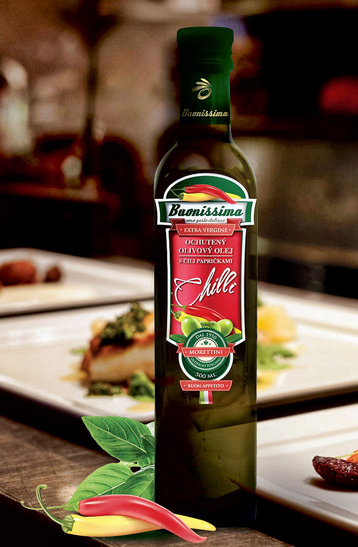 Olej - Obalový dizajn