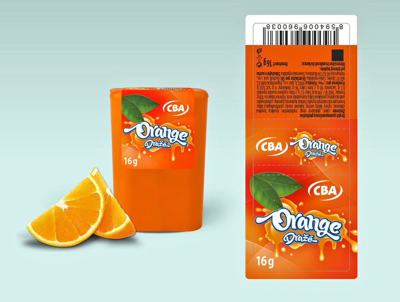 CBA orange - Obalový dizajn