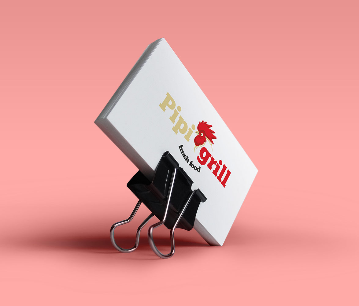 Pipi grill - Tvorba a návrh loga