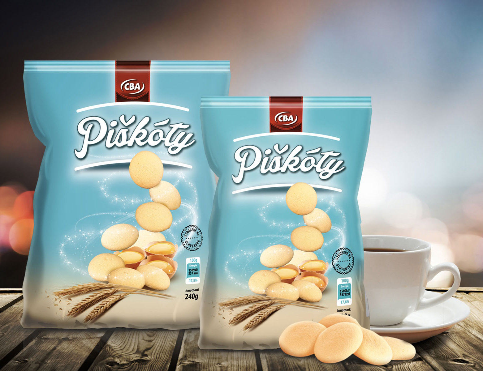 Piškóty - Obalový dizajn