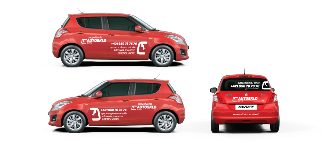 Autosklo Servis - Grafický dizajn