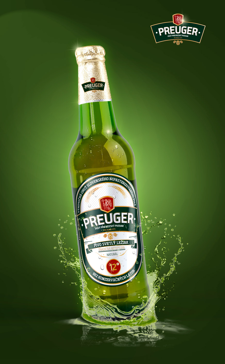 PIVO PREUGER - Obalový dizajn