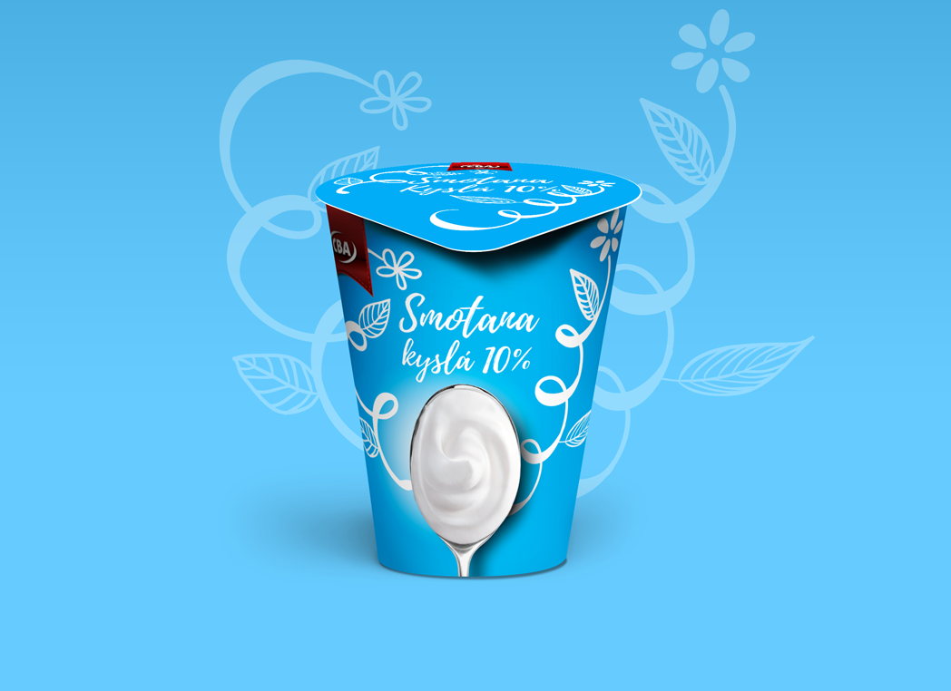 Kyslá smotana - Obalový dizajn