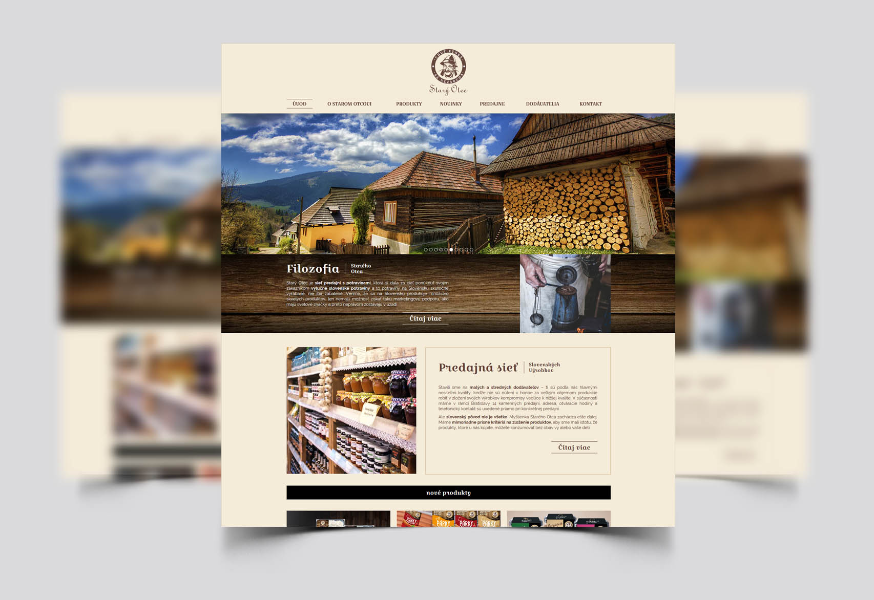 Starý otec - Tvorba web stránok