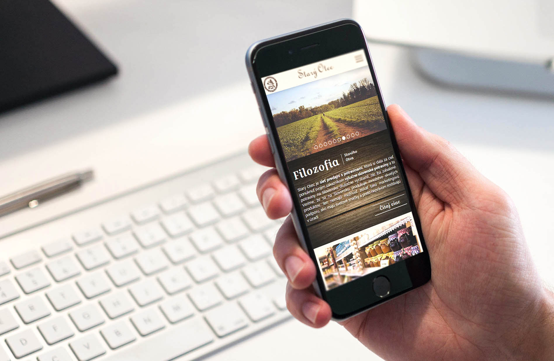 Starý otec - Tvorba web stránok