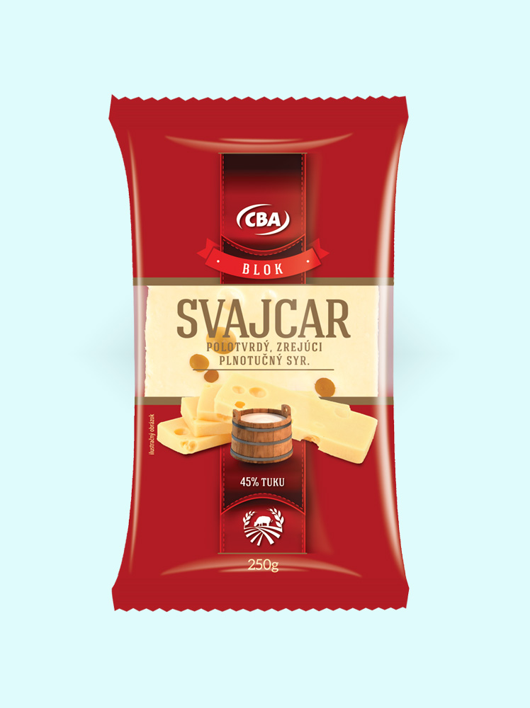 Švajčiar syr - Obalový dizajn