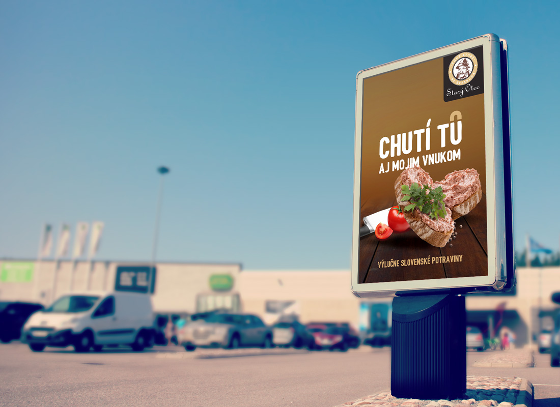 Reklamná kampaň Starý Otec - Grafický dizajn