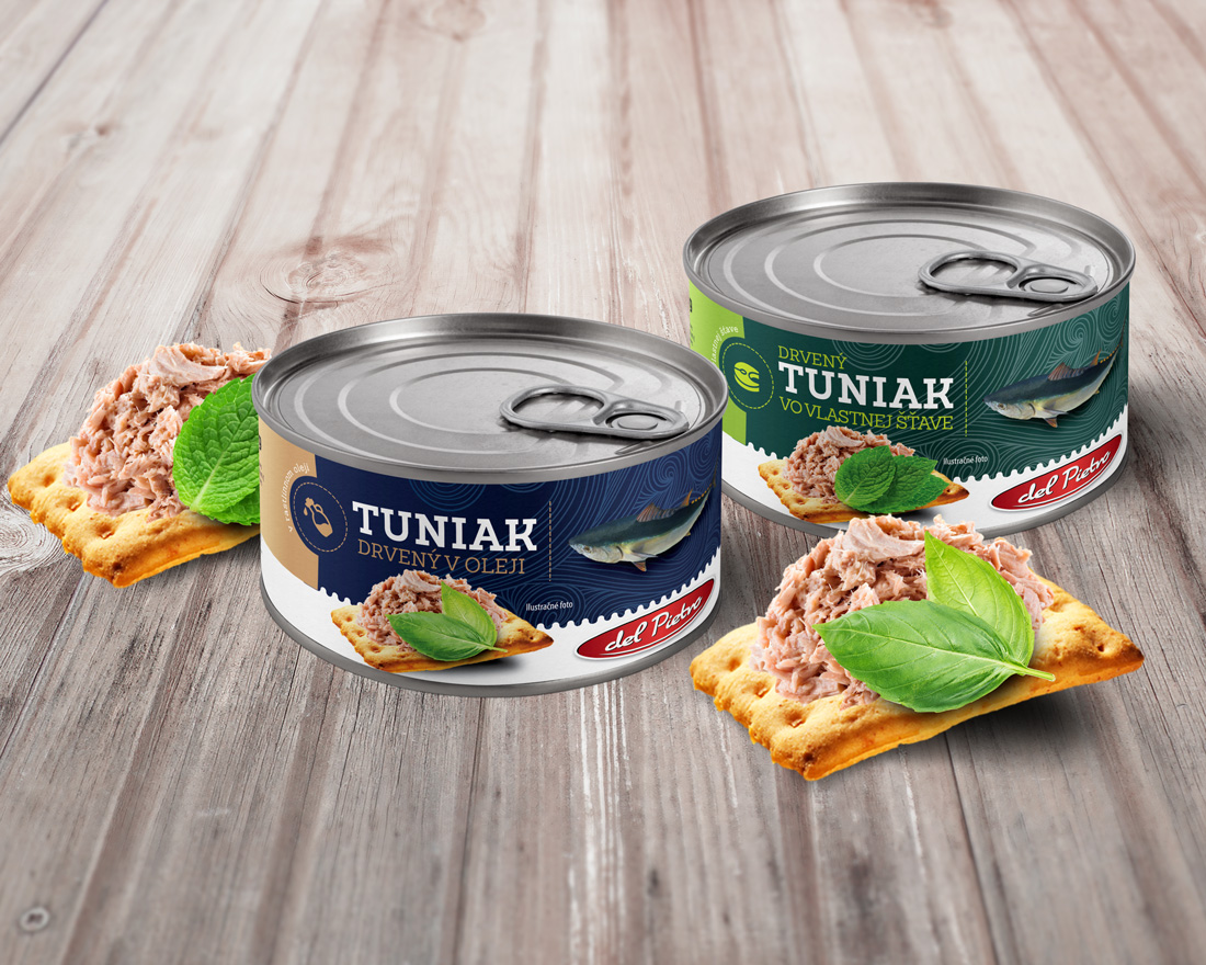 Tuniak v konzerve - Obalový dizajn