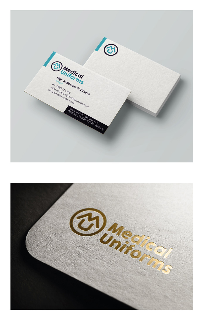 Medical Uniforms logo - Tvorba a návrh loga