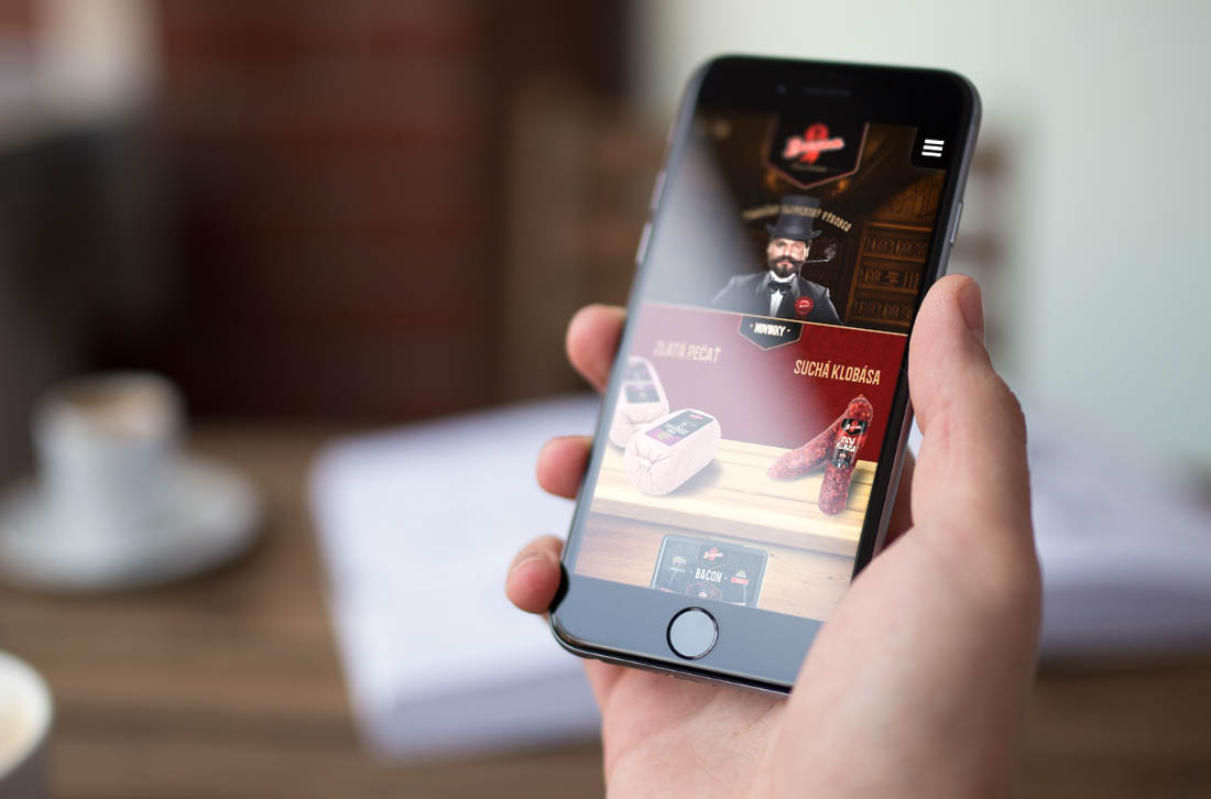 BARON - Púchovský mäsový priemysel - Tvorba web stránok