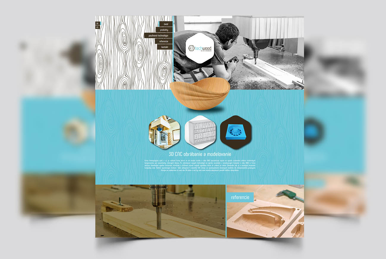 Tech wood - Tvorba web stránok