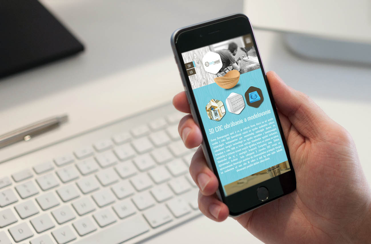 Tech wood - Tvorba web stránok