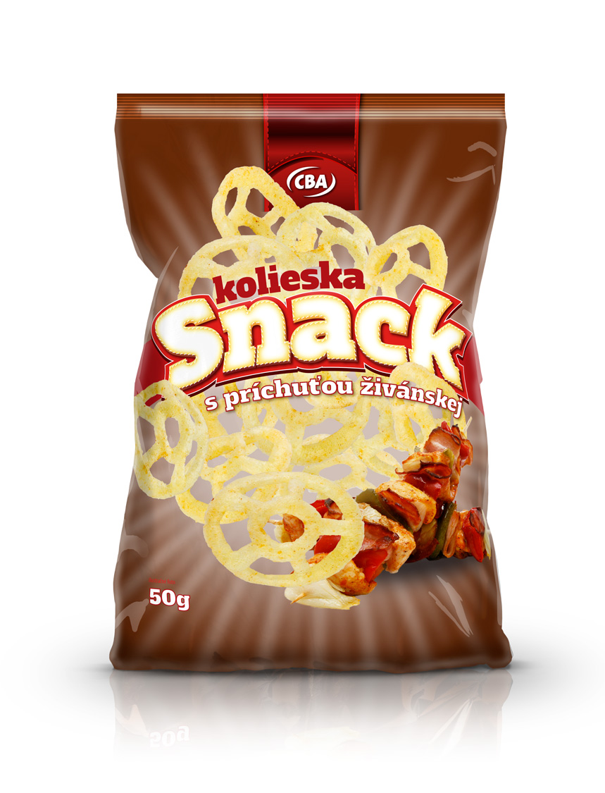 Snack kolieska - Obalový dizajn